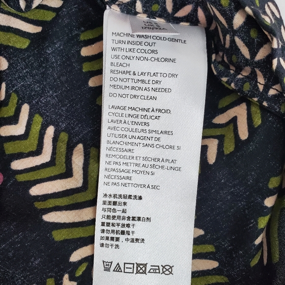 Anthropologie Maeve Catania Geometric Print Top New With Tag Size Small - Picture 12 of 13